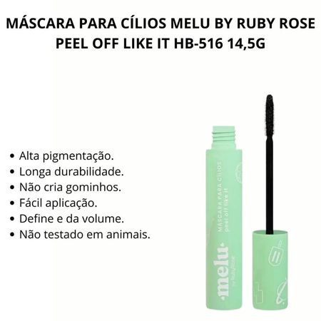 Máscara-Para-Cílios-Melu-By-Ruby-Rose-Peel-Off-Like-It--2