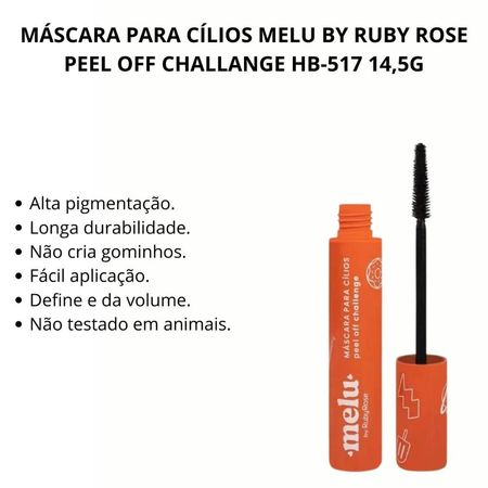 Máscara-Para-Cílios-Melu-By-Ruby-Rose-Peel-Off-Challange--2