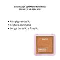 Iluminador Compacto Ruby Rose Cor Hl110