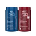 Felps Professional Cronograma Lumiforce (S.O.S.+ Banho de Verniz 2 x 1000ml)