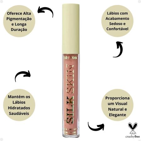 Batom-Líquido-Ruby-Rose-Silk-Skin-Comfort-Lips-SL01-3,5ml--3