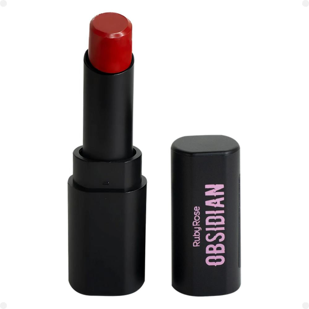 Batom Lipstick Ruby Rose Obsidian Cream Satin Ocs03