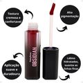 Batom Líquido Ruby Rose Obsidian Crème Lip Ocl06