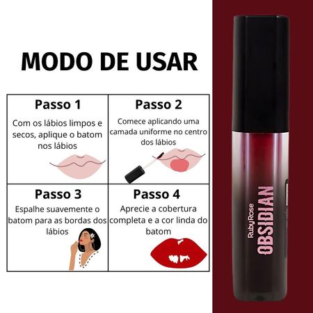 Batom-Líquido-Ruby-Rose-Obsidian-Crème-Lip-Ocl06--8