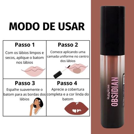 Batom-Líquido-Ruby-Rose-Obsidian-Crème-Lip-Ocl05--7