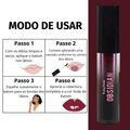 Batom Líquido Ruby Rose Obsidian Crème Lip Ocl01