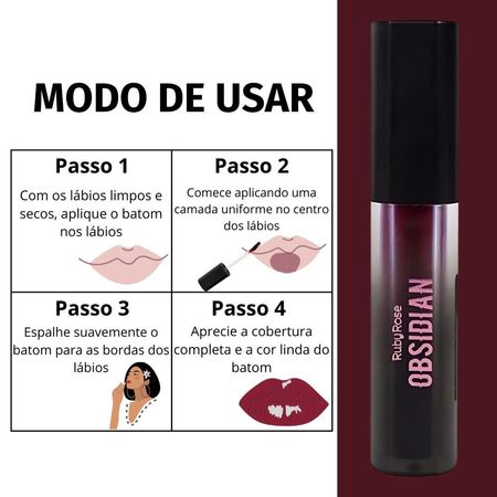 Batom-Líquido-Ruby-Rose-Obsidian-Crème-Lip-Ocl01--7