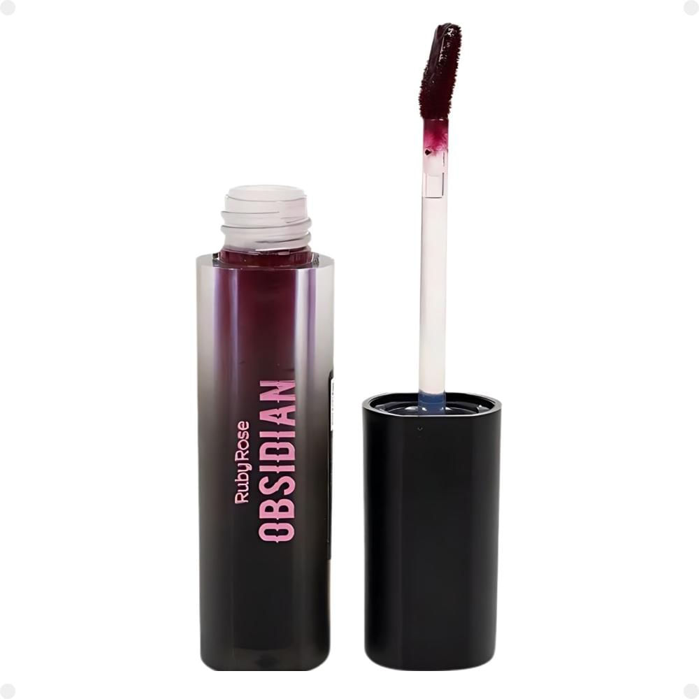 Batom Líquido Ruby Rose Obsidian Crème Lip Ocl01