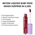 Batom Liquido Ruby Rose Mood Surprise 04 3,2ml