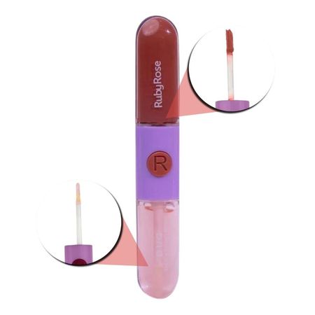 Gloss-+-Batom-Líquido-Duo-Ruby-Rose-Ld02-9,6g--2
