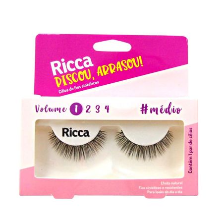 Cílios-Postiços-Ricca-Belliz-Flash-Lashes-Volumão-Entrelaçado-Vol:1-Médio--1
