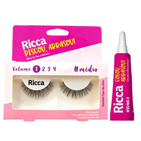 Kit-Ricca-Belliz-Piscou,arrasou-Vol:1-Médio---Cílios-Postiços-+-Cola-Branca--1
