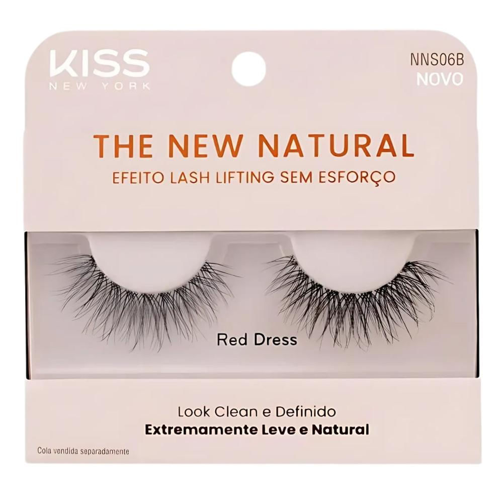 Cílios Postiços Kiss New York The New Natural Red Dress