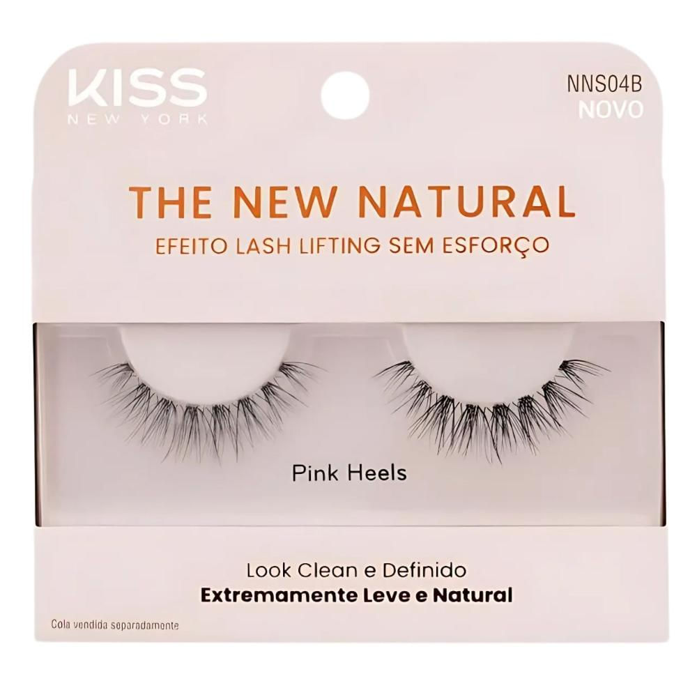 Cílios Postiços Kiss New York The New Natural Pink Heels