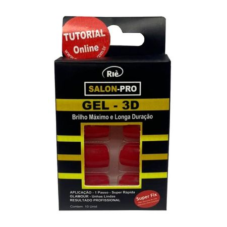RIÈ-salon-pro-Unha-Postiça-Vermelha-3D-Gel-Auto-Adesiva-10-Und--2