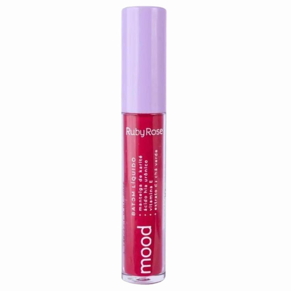 Batom Liquido Ruby Rose Mood Satisfaction 02 3,2ml