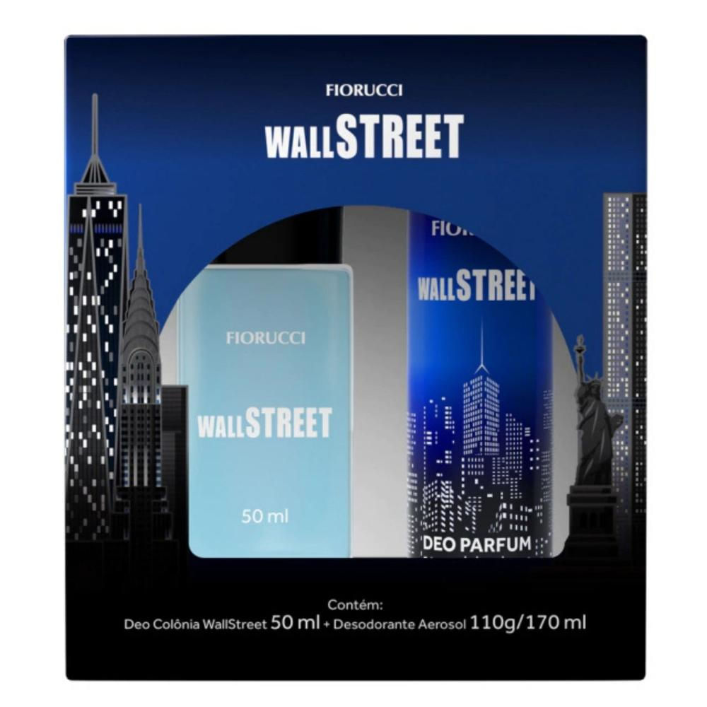 Kit Fiorucci Wall Street: Deo Colônia 50ml E Desodorante 170ml