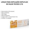 Lenço Para Depilação Depilflax de Falso Tecido C/10