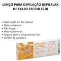 Lenço Para Depilação Depilflax de Falso Tecido C/20