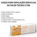Lenço Para Depilação Depilflax de Falso Tecido C/100