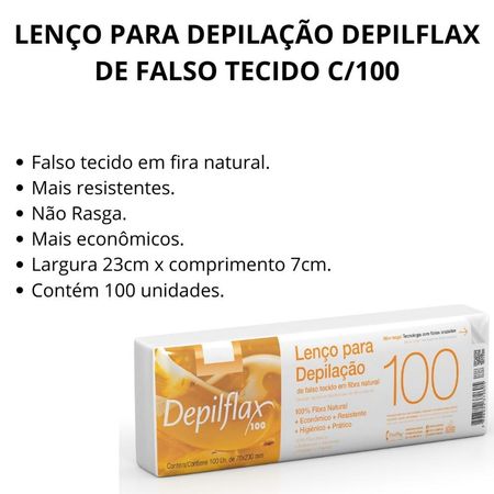 Lenço-Para-Depilação-Depilflax-de-Falso-Tecido-C/100--2