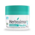 Kit 3 Desodorante Creme Herbissimo Neutro Antitranspirante 55g