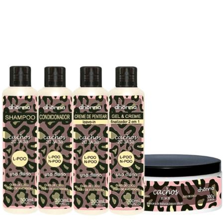 Kit-Cachos-Dhonna-|-Hidratação,-Nutrição-e-Definição-em-5-Produtos--1