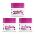 Kit 3 Desodorante Creme Herbissimo Bioprotect Hibisco Antitranspirante 55g