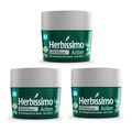 Kit 3 Desodorante Creme Herbissimo Action Antitranspirante 55g