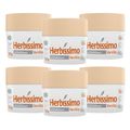 Kit 6 Desodorante Creme Herbissimo Vanilla Antitranspirante 55g