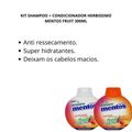 Kit Shampoo + Condicionador Herbissimo Mentos Fruit 300ml