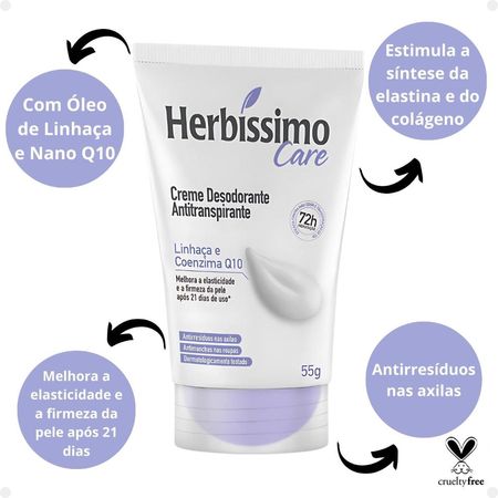 Creme-Desodorante-Antitranspirante-Herbíssimo-Care-Linhaça-e-Coenzima-Q10-55g--2