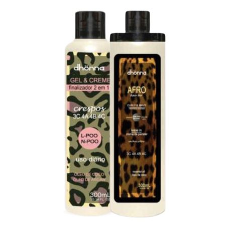 Duo-Mix-Creme-de-Pentear-Afro-4abc-e-Gel-e-Creme-Crespos-300mL---Dhonna-|-O-Poder-da-Definição-para-Fios-4ABC--1