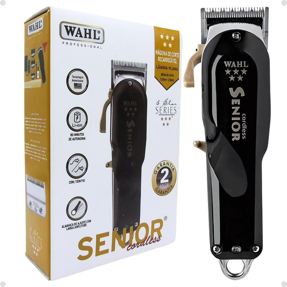 WAHL ５star series Máquina De Acabamento Wahl 5 Star Series Black & Gold Detailer