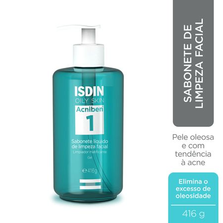 Sabonete-Líquido-Facial-Isdin-Acniben-416-g-Isdin-Acniben-Sabonete-Líquido-Facial-416g--3
