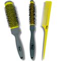 RIÈ salon-pro   Kit Econo Escova Profissional Essenza 35 mm +1 Escova Profissional Essenza 64 mm + 1 Pente Profissional Essenza-PRO