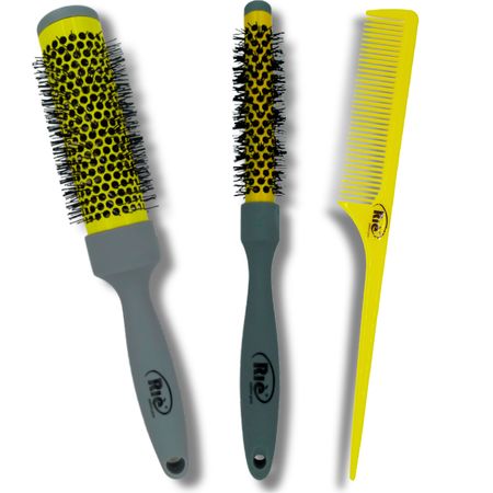 RIÈ-salon-pro---Kit-Econo-Escova-Profissional-Essenza-35-mm-+1-Escova-Profissional-Essenza-64-mm-+-1-Pente-Profissional-Essenza-PRO--1