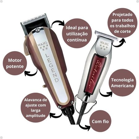 Kit-Super-Combo-Wahl-5-Star-Series-Legend-220v-+-Detailer-Bivolt--2