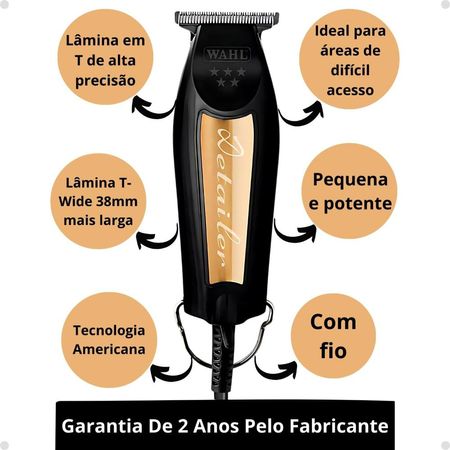 Máquina-De-Acabamento-Wahl-5-Star-Series-Black-&-Gold-Detailer-Bivolt--2