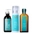 Kit Moroccanoil Curl - Mousse Definidor de Cachos 250ml + Creme Intenso para Cachos 300ml + Óleo Original 100ml