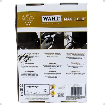 Máquina-De-Corte-Wahl-5-Star-Series-Magic-Clip-Cordless-Bivolt--5