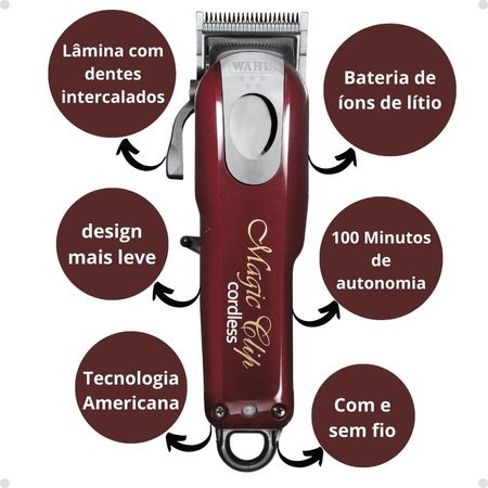 Máquina-De-Corte-Wahl-5-Star-Series-Magic-Clip-Cordless-Bivolt--2