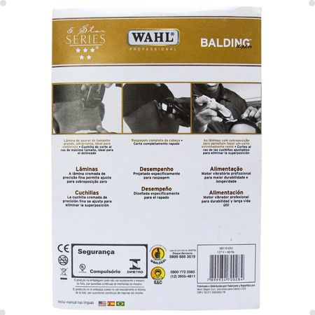 Máquina-De-Corte-Wahl-5-Star-Series-Balding-Clipper-127v--5