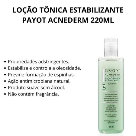 Loção-Tônica-Estabilizante-Payot-Acnederm-220ml--2