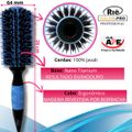 Riè Salon-Pro Kit 2 Escovas Prof Javali Super