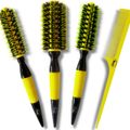 Riè Salon-Pro Kit 3 Escovas Javali Extreme + 01 Pente