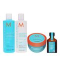 Kit Moroccanoil Curl Enhancing - Shampoo 250ml + Condicionador 250ml + Óleo 25ml + Máscara Restauradora 250g