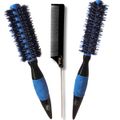 Riè Salon-Pro Kit 2 Escovas Prof Javali Super + 1 Pente