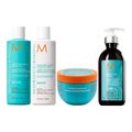 Kit Moroccanoil Moisture Repair Shampoo 250ml + Condicionador 250ml + Máscara 250g + Creme Intenso para Cachos 300ml