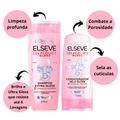 Kit Shampoo 375ml E Condicionador 170ml Elseve Glycolic Gloss